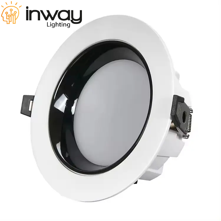 Down Light LED Circular, 24W, 6000K Blanco Frío, 100-260Vac, Cabeza no movible, Dimensiones: Φ130x49mm, IP20, 120 Grados