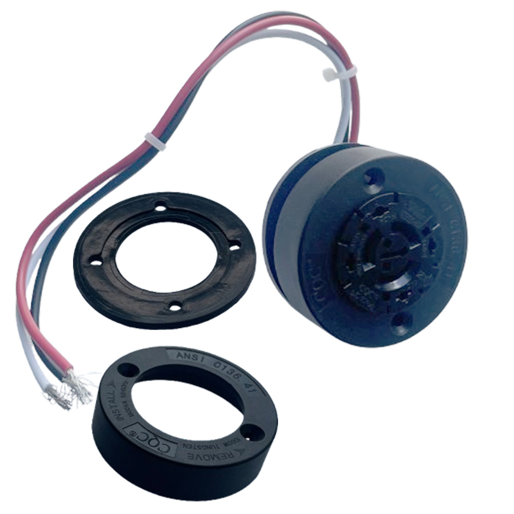 Base p/Fotocelda, CQC, 3 Pin, Giratoria 360 Grados, UL