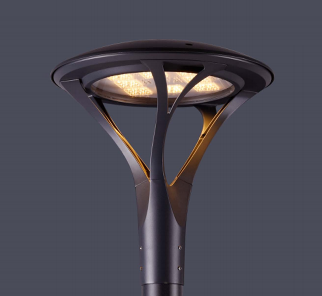 Lámpara Garden Light LED, Murat, DGIN-GK75, 75W, 4000K Blanco Natural, 100-277Vac, Con supresor de pico externo de 10KV, 50,000 horas de vida útil, Base: 76mm, IP66, 120 Grados