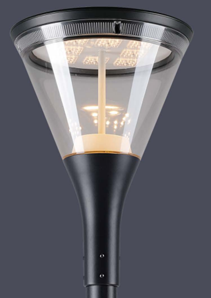 Lámpara Garden Light LED, Dayr, DGIN-GSK75, 75W, 5000K, 100-277Vac, Con supresor de pico externo de 10KV, 50,000 horas de vida útil, Base: 76mm, IP66, 120 Grados