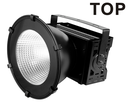 Reflector con Campana, 200W, 6000K Blanco Frío, 100-277Vac, IP65, 60 Grados, Negro, Dimensiones: Φ428x573mm