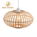 [DGPR-1028809] Lámpara Decorativa Artesanal, Esencia Ethnica, Colgante, E27, Dimensiones: Φ350xH210mm, Material: Bamboo