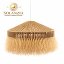 [DGPR-1028823] Lámpara Decorativa Artesanal, Ircus, Colgante, E27, Dimensiones: Φ500xH300mm, Material: Rafia de Papel