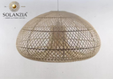 [DGPR-1028826] Lámpara Decorativa Artesanal, Dome, Colgante, E27, Dimensiones: Φ520xH305mm, Material: Rattan