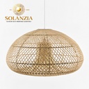 [DGPR-1028826] Lámpara Decorativa Artesanal, Dome, Colgante, E27, Dimensiones: Φ520xH305mm, Material: Rattan