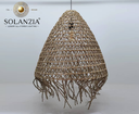 [DGPR-1028833] Lámpara Decorativa Artesanal, Bora Bora, Colgante, E27, Dimensiones: Φ580xH540mm, Material: Algas Marinas y Rattan