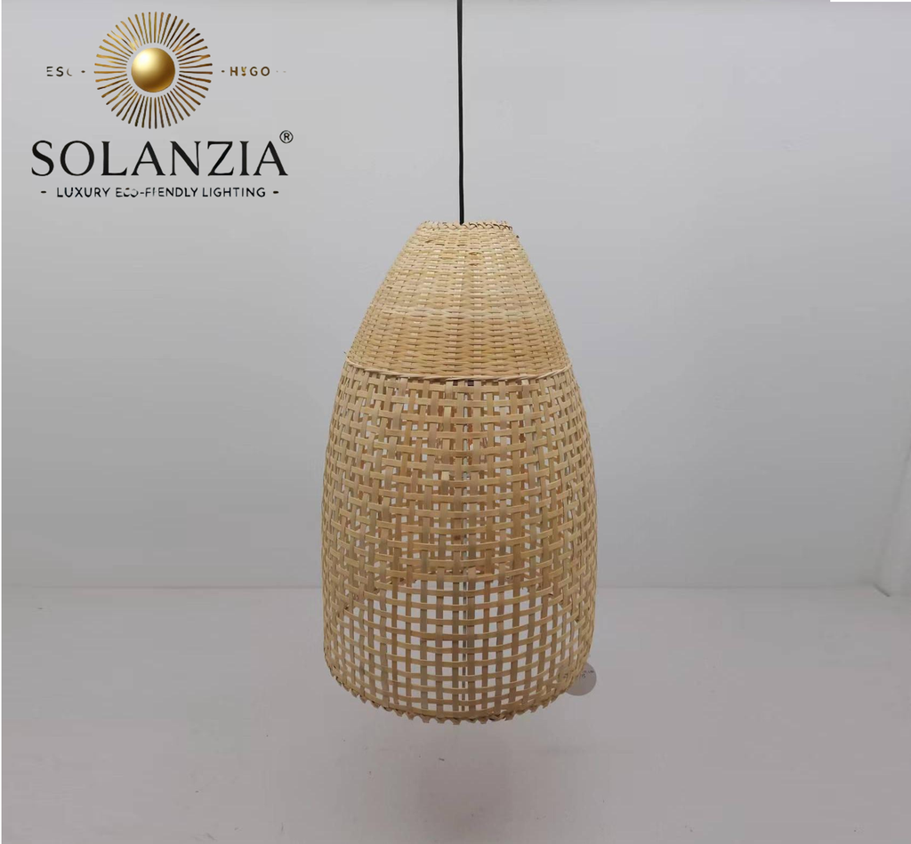 Lámpara Decorativa Artesanal, Mawi, Colgante, E27, Dimensiones: Φ325xH510mm, Material: Bamboo