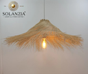 [DGPR-1028839] Lámpara Decorativa Artesanal, Lumière Naturelle, Colgante, E27, Dimensiones: Φ820xH250mm, Material: Rattan