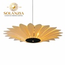 [DGPR-1028859] Lámpara Decorativa Artesanal Colgante, Galápagos Bird, E27, Dimensiones: 600mm, Material: Madera