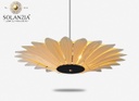 [DGPR-1028859] Lámpara Decorativa Artesanal Colgante, Galápagos Bird, E27, Dimensiones: 600mm, Material: Madera