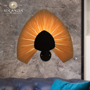 [DGPR-1028861] Lámpara Decorativa Artesanal de Mesa, Uva de Mar, E27, Dimensiones: 550mm, Material: Madera