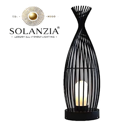 Lámpara Decorativa Artesanal de Mesa, Ezimnyama, E27, Dimensiones: 200x600mm, Material: Hierro
