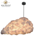 Lámpara Decorativa Artesanal Colgante, Esencia de Nube, E27, Dimensiones: 600mm, Material: Seda artificial