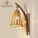 [DGPR-1028865] Lámpara Decorativa Artesanal de Pared (Aplique), Rome Skir, E27, Dimensiones: 270x490mm, Material: Bamboo