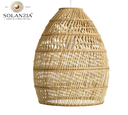 Lámpara Decorativa Artesanal Colgante, Luz Mediterránea, E27, Dimensiones: 550x680mm, Material: Rattan