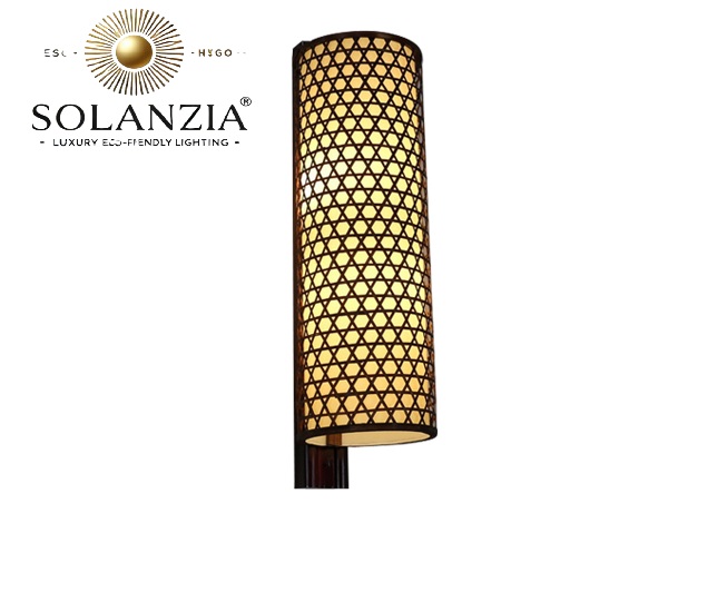 Lámpara Decorativa Artesanal de pared (Aplique), Poliki, 2xE27, Dimensiones: 180x650mm, Material: Bamboo