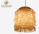 [DGPR-1028893] Lámpara Decorativa Artesanal Colgante, Saia Lola, 3xE27, Dimensiones: 550x600mm, Material: Bamboo