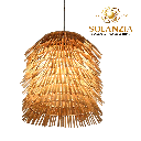 [DGPR-1028893] Lámpara Decorativa Artesanal Colgante, Saia Lola, 3xE27, Dimensiones: 550x600mm, Material: Bamboo