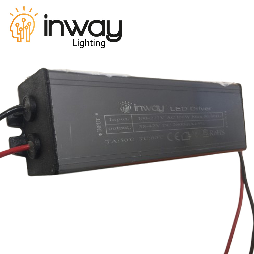 Driver p/Lámpara LED, IP65 (100-277Vac, 100W, Output: 38-42Vdc, 2800mA)