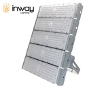 Reflector LED RayFlex de 5 módulos, 500W, 6000K Blanco Frío, 100-277Vac, IP65, 30 Grados, Gris
