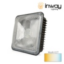 Lámpara Canopy LED SMD, 40W / 60W / 80W, Múltiple CCT WW 3000K / NW 4000K / CW 6000K, 100-277Vac, 120 Grados, IP65