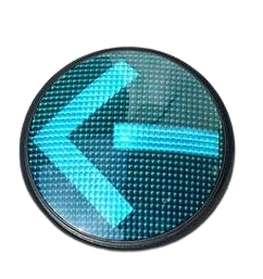 Luces de Semáforo con Flecha Verde, 85-265Vac, 200mm, Estándar ITE