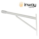 Brazo p/Kit Lámpara, instalación para paneles solares de 80W, Largo: 750mm, Ф60