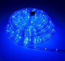 Manguera LED de Navidad de 2 pin, 4W/M, 306Lm/M, Azul, 110Vac, 36LED/Mts, Diámetro: ∮11mm, IP65, 360 Grados
