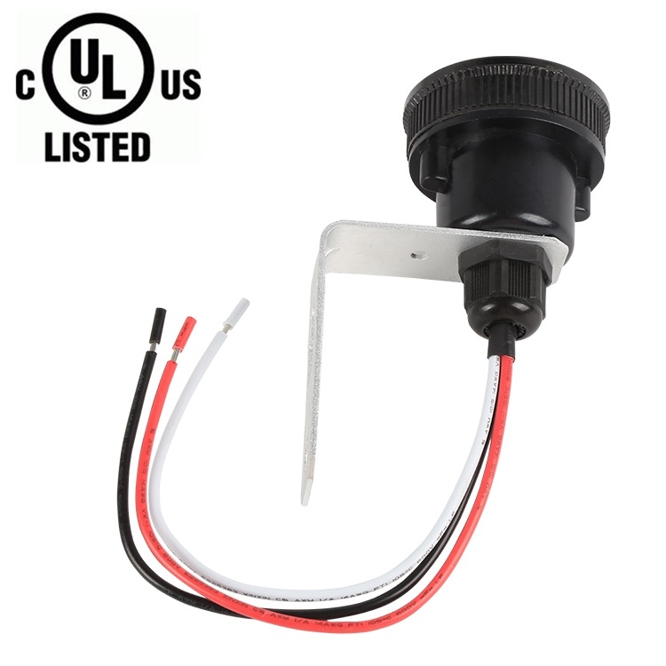 Base para montar en pared fotocelda, Certificado UL,  15Am 480Vac, Polipropileno (PP)