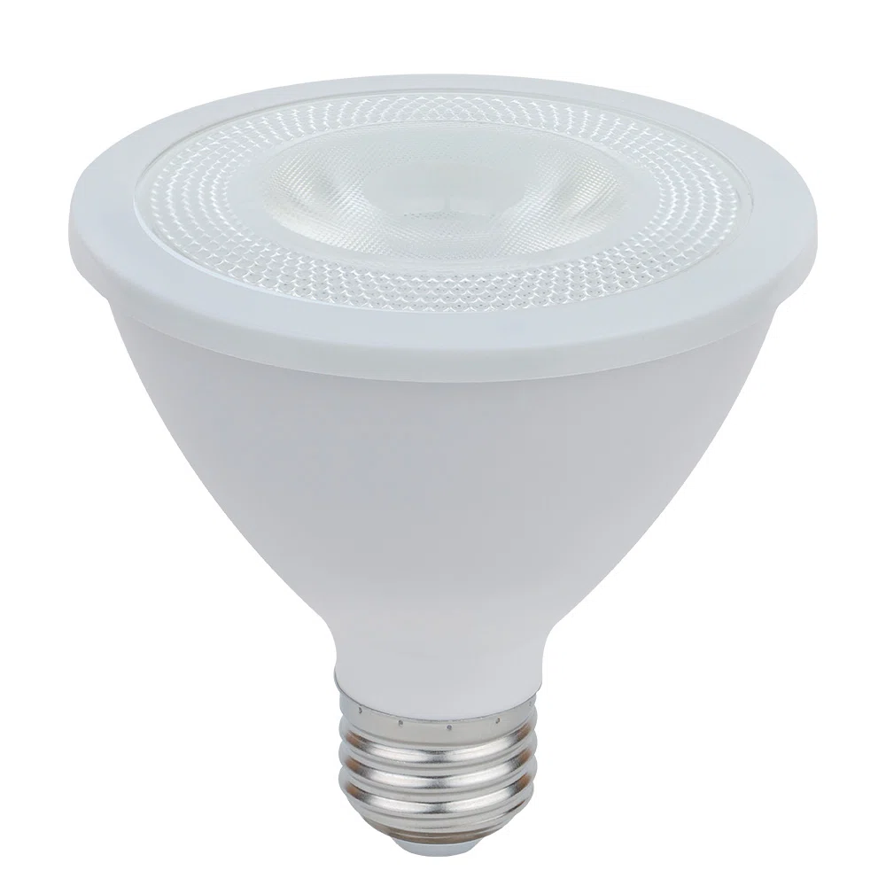 Bombilla LED, PAR30 COB, 12W, 4000K Blanco Natural, 100-260Vac, E27, IP20, 40 Grados, Blanco, Dimensiones: Ф95x91mm
