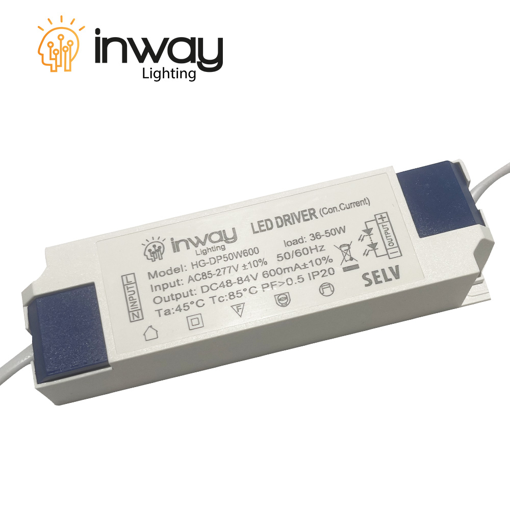Driver p/Lámpara LED, IP20, 40W, 100-265Vac, Output: 50-80Vdc, 600mA