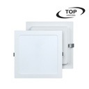 Panel LED Cuadrado, p/Empotrar con Driver Integrado, 12W, 6.6"x6.6" (170x170mm), 6000K Blanco Frío, 85-277Vac