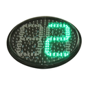 Luces de Semáforo con Contador, Verde, amarillo y rojo 85-265Vac, 200mm