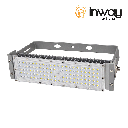 Reflector LED RayFlex de 1 módulo, 100W, 3000K Blanco Cálido, 100-277Vac, IP65, 60 Grados, Gris