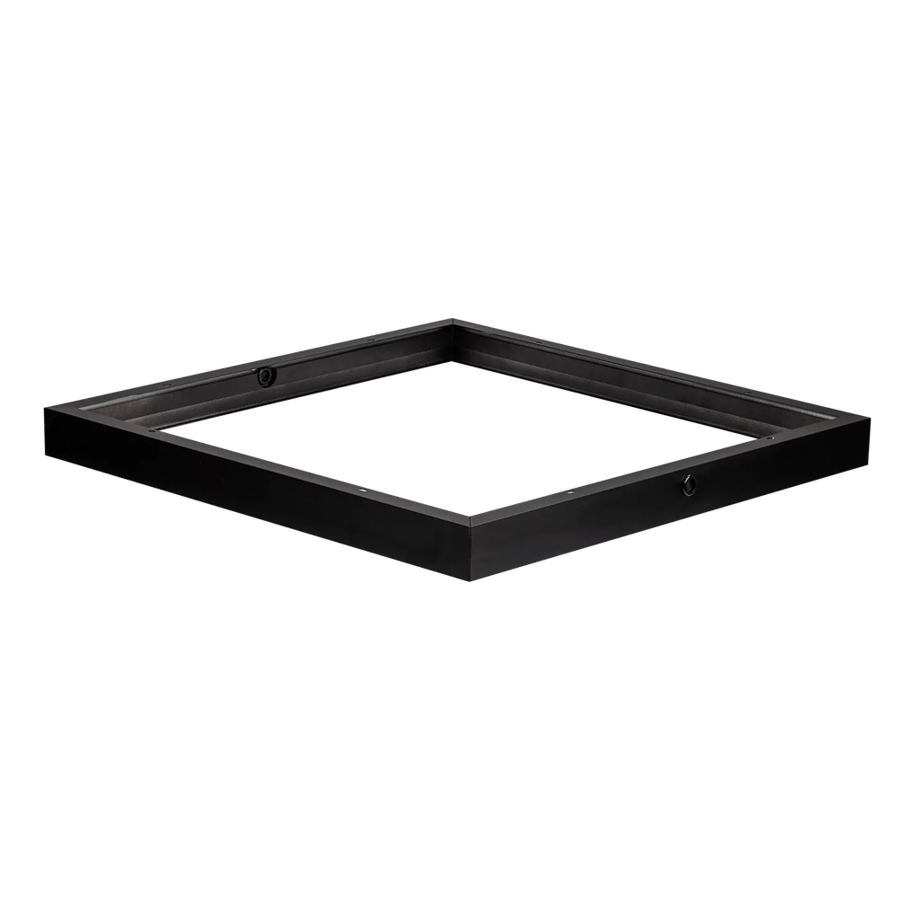 Base de Superficie p/Panel LED de Luz Directa (BackLit), 603x603mm, Negra