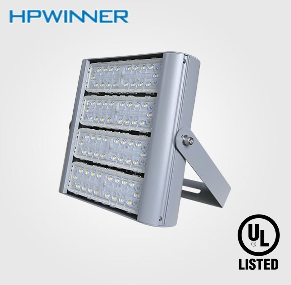 Reflector LED Modular FL2C-4, 200W, 4 Módulos, 5000K, M66A-VCA (1x90pcs), 6560, 60 Grados, HPW 3030, 72,000 horas de vida útil, 100-277Vac, IP68, Gris