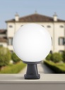 [DGPR-1029515] Lámpara de Columna tipo Globo, E27, Difusor Frost, Material: PMMA, Diámetro: 300mm, Uso exterior e interior, 100-240Vac, IP66