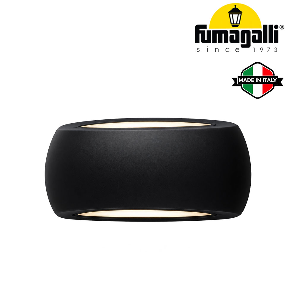 Lámpara LED de Pared (Aplique), Francy, E27, Difusor Frost, Dimensiones: 300x130x85mm, 100-240Vac, IP66, Negro