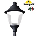 Lámpara Garden Light LED, GINO, E27, Difusor Clear, 50W, 3000K Blanco Cálido, Dimensiones: 850x600mm, Base: 60mm, 100-240Vac, IP55, Negro