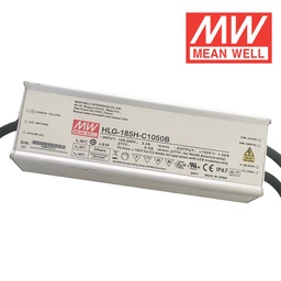 [DGPR-1012223] Driver p/Lámpara LED Dimmable de 0-10Vdc, 200W, 100-277Vac, Con Supresor de Pico Interno de 4KV, Output: 95-190Vdc, 525-1050mA, IP67