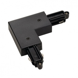 [DGPR-1009304] Conector en L p/Riel de Track Light de 2 cables, Superficie, Negro