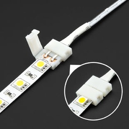 [DGPR-014849] Conector p/Cinta LED SMD5050, unicolor, recto, PCB 14mm y 2 vías