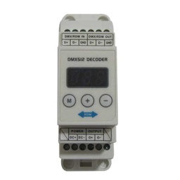 [DGPR-1381112] Decodificador DMX (DMX512, 5-24Vdc, 12Ax1CH)