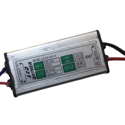 [DGPR-1209323] Driver p/Lámpara LED, 5-12W/12V, 9-12W/24V, Input: 12-24Vac/Vdc, Output: 16-42Vdc, 300mA, IP67