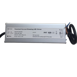 [DGPR-612271] Driver p/Lámpara LED Triac Dimmable, IP67, 20W, 90-140Vac, Output: 25-42Vdc, 500mA