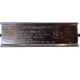 [DGPR-1000353] Driver p/Lámpara LED, IP65 (100-277Vac, 100W, Output: 27-36Vdc, 3000mA)