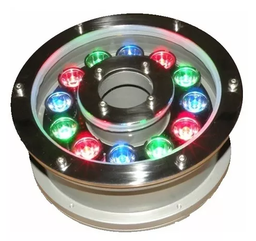 [DGPR-0999334] Lámpara LED p/Fuente tipo dona, 12W, DGU-001, RGB, 24Vdc, IP68, 60 Grados