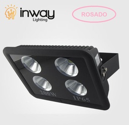 [DGPR-1022102] Reflector COB LED, 200W, 4x50W, Fucsia, 100-260Vac, IP65, 60 Grados, Negro