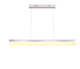 [DGPR-1021804] Lámpara LED Decorativa Colgante, DG50762P, 20W, 4000K Blanco Natural, 85-265Vac, Dimensiones: 1000x50x1200mm, IP20