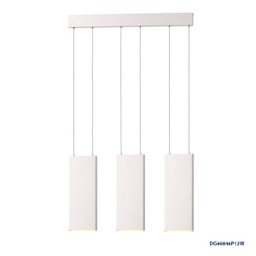 [DGPR-1021743] Lámpara LED Decorativa Colgante, DG60846P, 12W, 3000K Blanco Cálido, 85-265Vac, Dimensiones: 520x35x1200mm, IP20